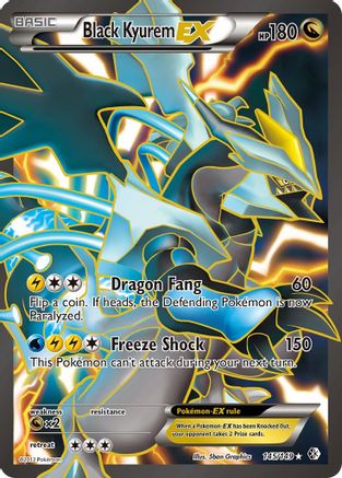Black Kyurem EX (Full Art) 145/149  - Holofoil Boundaries Crossed