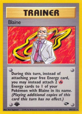 Blaine 100/132 - 1st Edition Gym Challenge