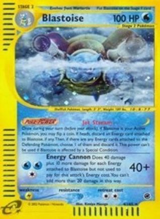 Blastoise 004/165 - Reverse Holofoil Expedition