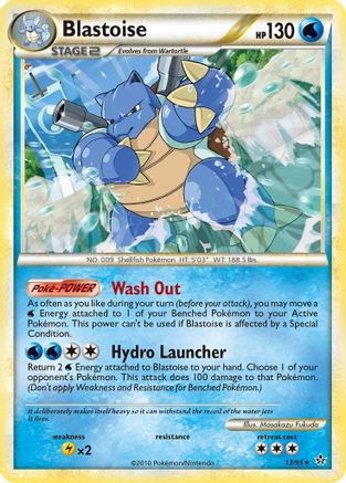 Blastoise 013/95  - Reverse Holofoil Unleashed