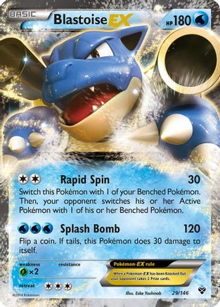 Blastoise EX 029/146  - Holofoil XY Base Set