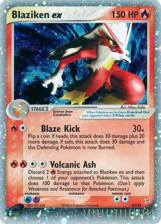 Blaziken ex 089/95 - Holofoil Team Magma vs Team Aqua