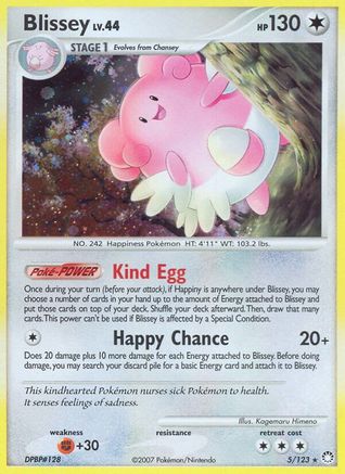 Blissey 005/123  - Reverse Holofoil Mysterious Treasures