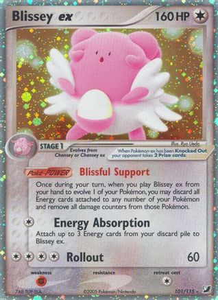Blissey ex 101/115 - Holofoil Unseen Forces