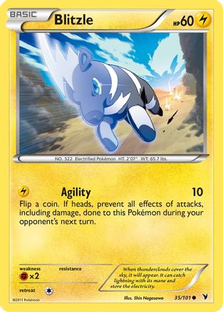 Blitzle 035/101  - Reverse Holofoil Noble Victories