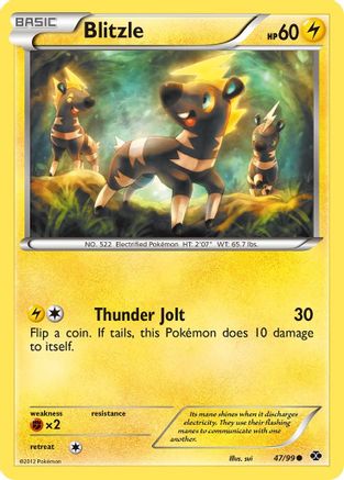 Blitzle 047/99  - Reverse Holofoil Next Destinies