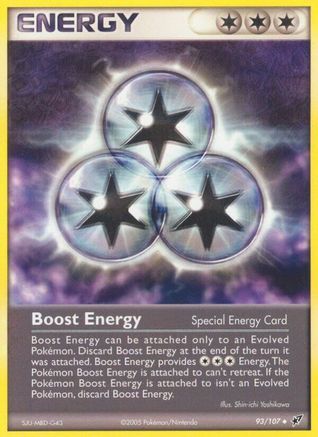 Boost Energy 093/107 - Reverse Holofoil Deoxys
