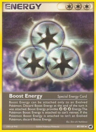 Boost Energy 087/101 - Reverse Holofoil Dragon Frontiers