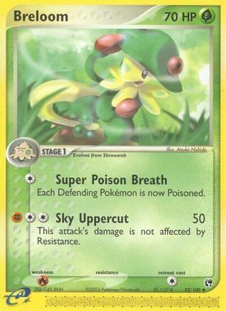 Breloom 033/100 - Reverse Holofoil Sandstorm