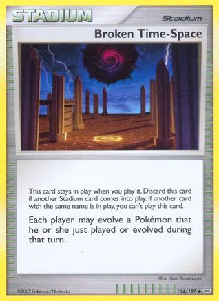 Broken Time-Space 104/127  - Reverse Holofoil Platinum