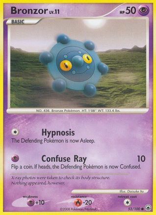 Bronzor 052/100  - Reverse Holofoil Majestic Dawn