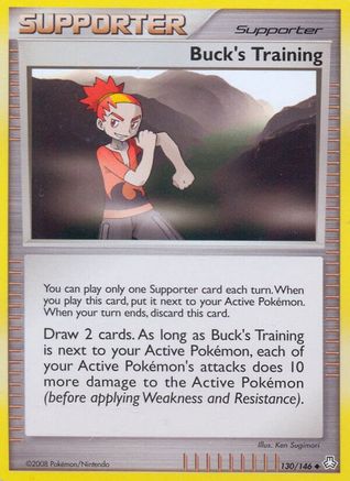 Buck's Training 130/146  - Reverse Holofoil Legends Awakened