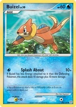 Buizel 072/130  - Reverse Holofoil Diamond and Pearl