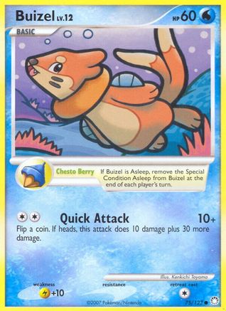 Buizel 075/123  - Reverse Holofoil Mysterious Treasures