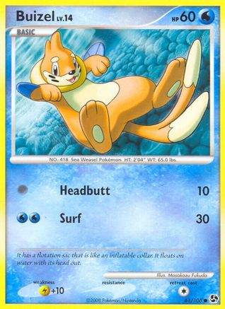 Buizel 061/106  - Reverse Holofoil Great Encounters
