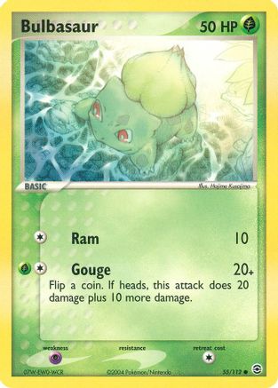 Bulbasaur 055/112 - Reverse Holofoil FireRed & LeafGreen