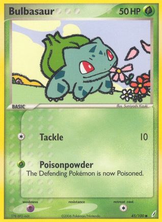 Bulbasaur 045/100 - Reverse Holofoil Crystal Guardians