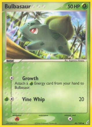 Bulbasaur 046/100 - Reverse Holofoil Crystal Guardians
