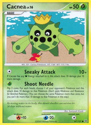 Cacnea 067/127  - Reverse Holofoil Platinum