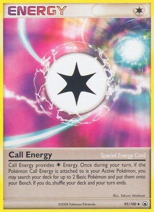 Call Energy 092/100  - Reverse Holofoil Majestic Dawn