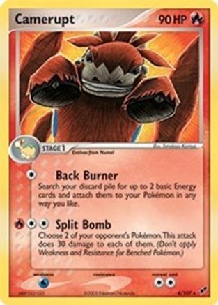 Camerupt (EX Deoxys) 004/107  Deck Exclusives