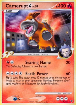 Camerupt G 019/147  - Reverse Holofoil Supreme Victors
