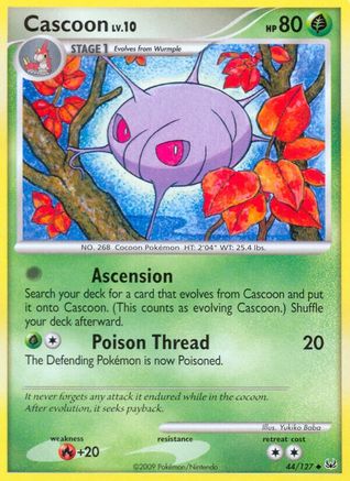 Cascoon 044/127  - Reverse Holofoil Platinum
