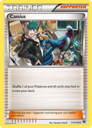 Cassius 115/146  - Reverse Holofoil XY Base Set