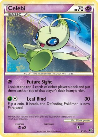 Celebi 003/102  - Holofoil Triumphant