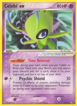 Celebi ex (Non-Holo) 017  POP Series 2