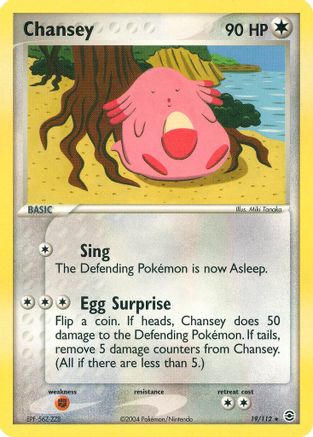 Chansey 019/112 - Reverse Holofoil FireRed & LeafGreen