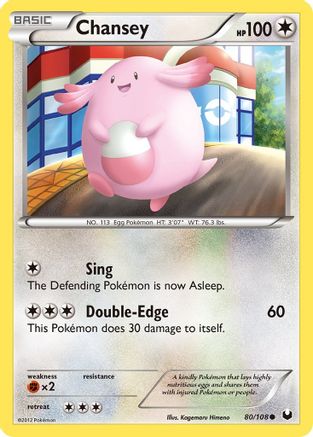 Chansey 080/108  - Reverse Holofoil Dark Explorers