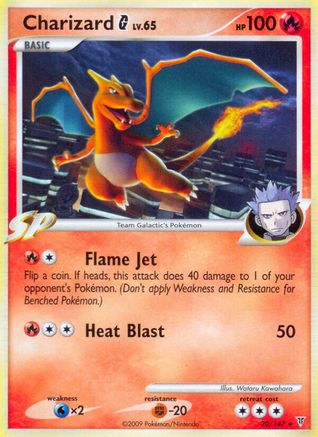 Charizard G 020/147 - Reverse Holofoil Supreme Victors