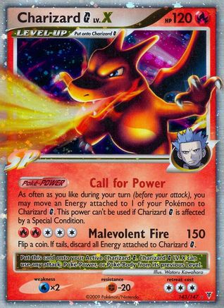 Charizard G Lv.X 143/147  - Holofoil Supreme Victors