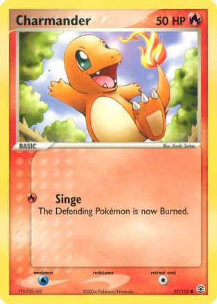 Charmander 057/112 - Reverse Holofoil FireRed & LeafGreen