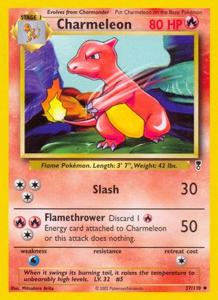 Charmeleon 037/110 - Reverse Holofoil Legendary Collection