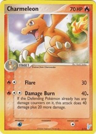 Charmeleon 003  EX Trainer Kit 2 Plusle & Minun