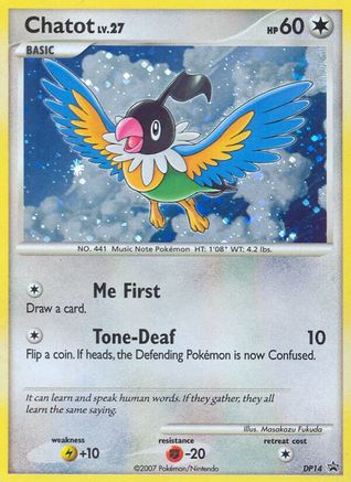 Chatot DP14  - Holofoil Diamond and Pearl Promos