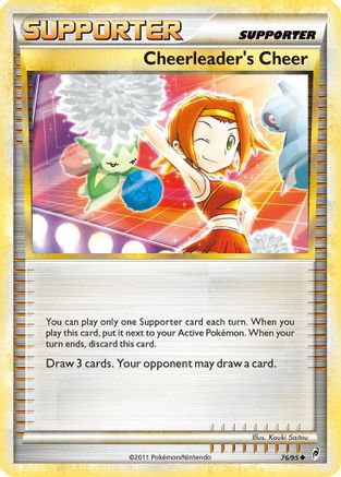 Cheerleader's Cheer 076/95  - Reverse Holofoil Call of Legends