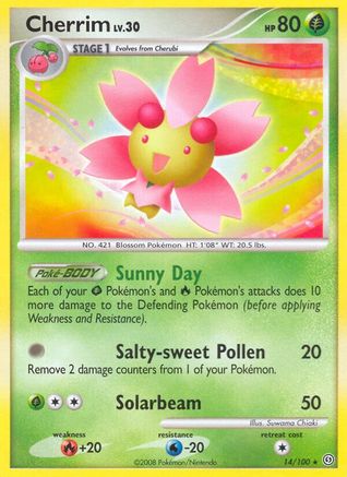 Cherrim 014/100 - Reverse Holofoil Stormfront