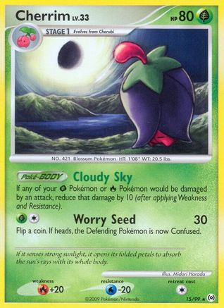 Cherrim 015/99  - Reverse Holofoil Arceus