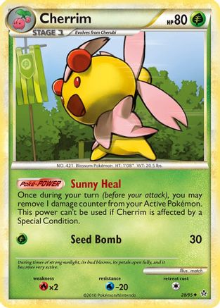Cherrim 028/95  - Reverse Holofoil Unleashed