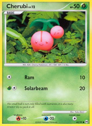 Cherubi 060/99  - Reverse Holofoil Arceus