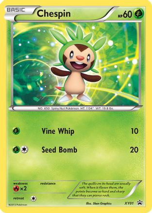 Chespin XY01  - Holofoil XY Promos