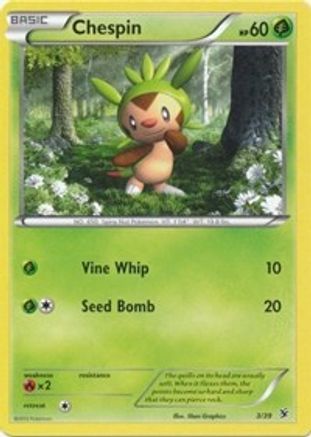 Chespin 003  - Holofoil Kalos Starter Set