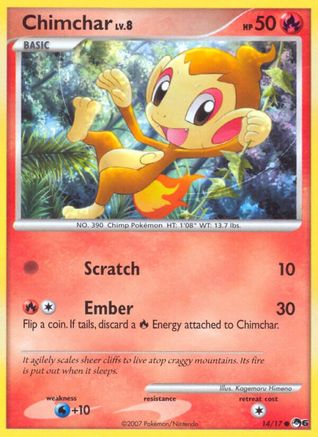 Chimchar 014  - Holofoil POP Series 6