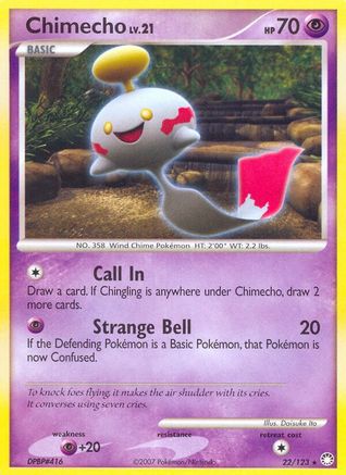 Chimecho 022/123  - Reverse Holofoil Mysterious Treasures