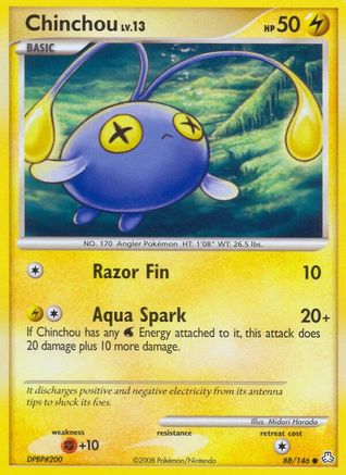Chinchou 088/146  Legends Awakened