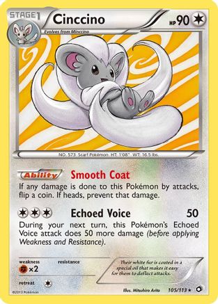 Cinccino 105/113  - Holofoil Legendary Treasures