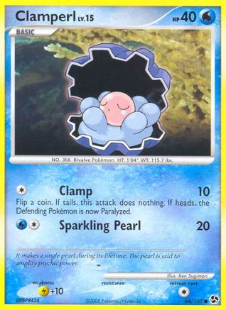 Clamperl 064/106  - Reverse Holofoil Great Encounters